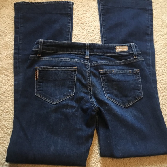 Paige Laurel Canyon Jean Bootcut Stretch Dark Wash - Picture 4 of 7